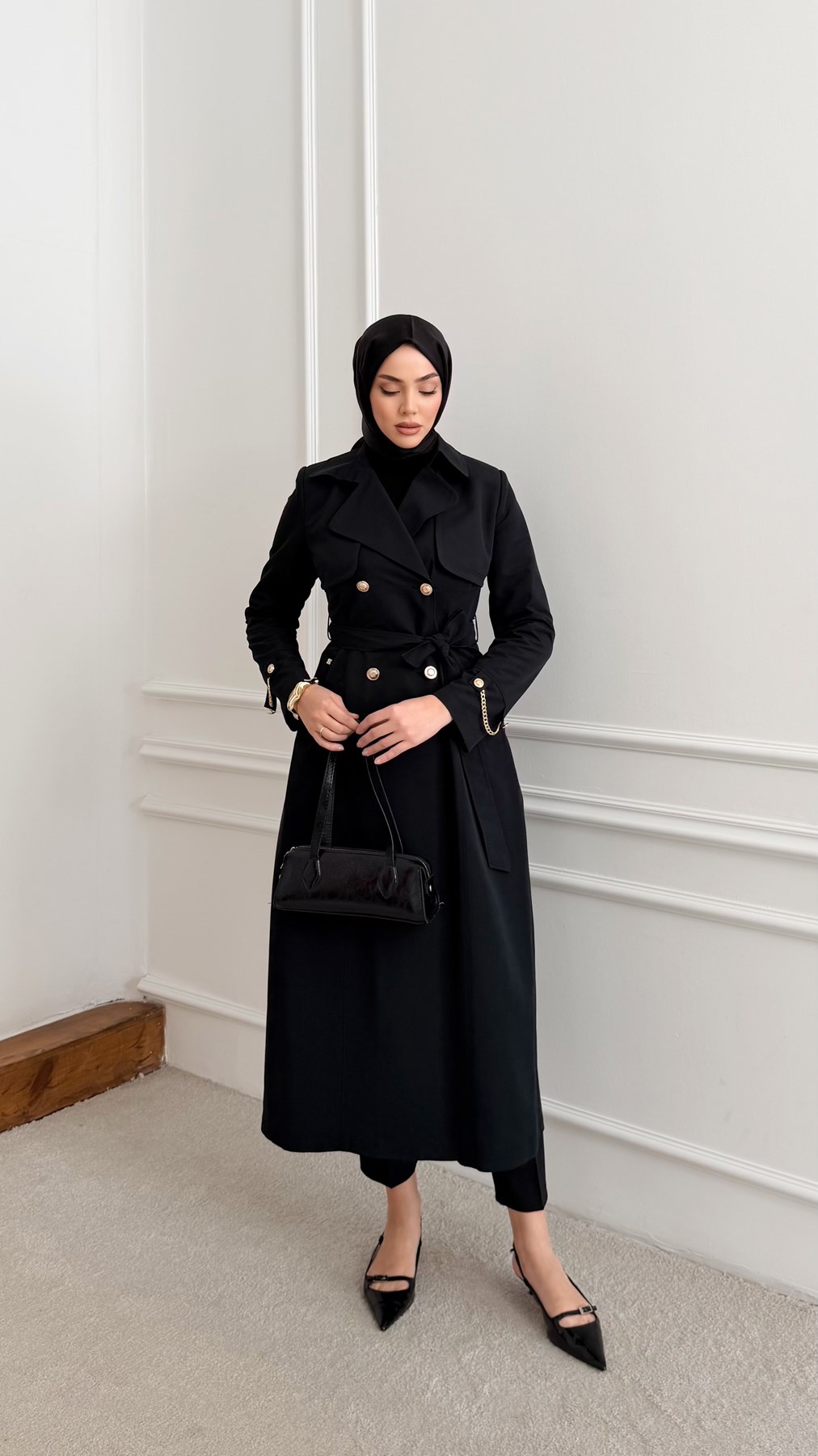 13560 Lesna Trençkot-Siyah