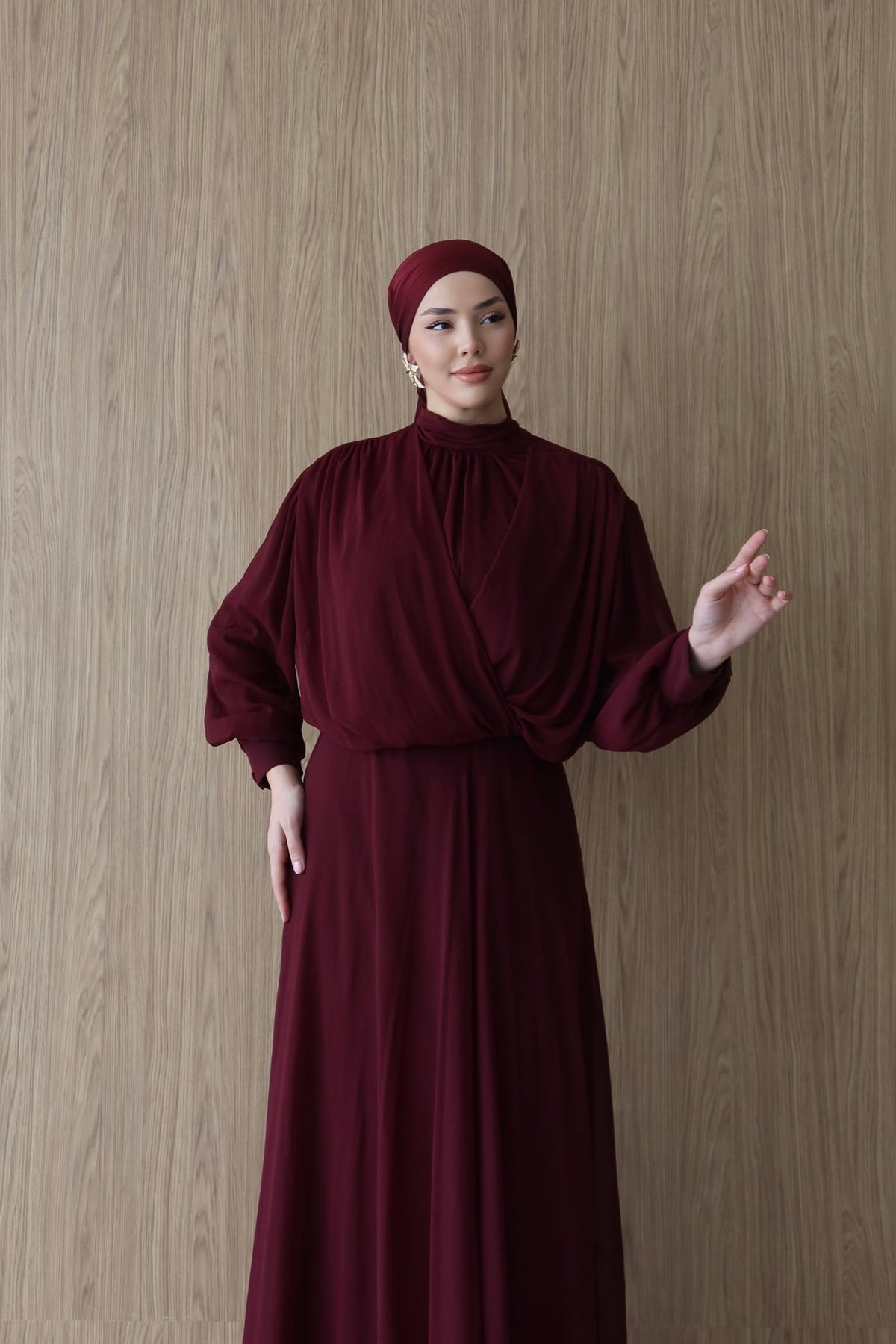 1379 W Bayan Takım-Bordo