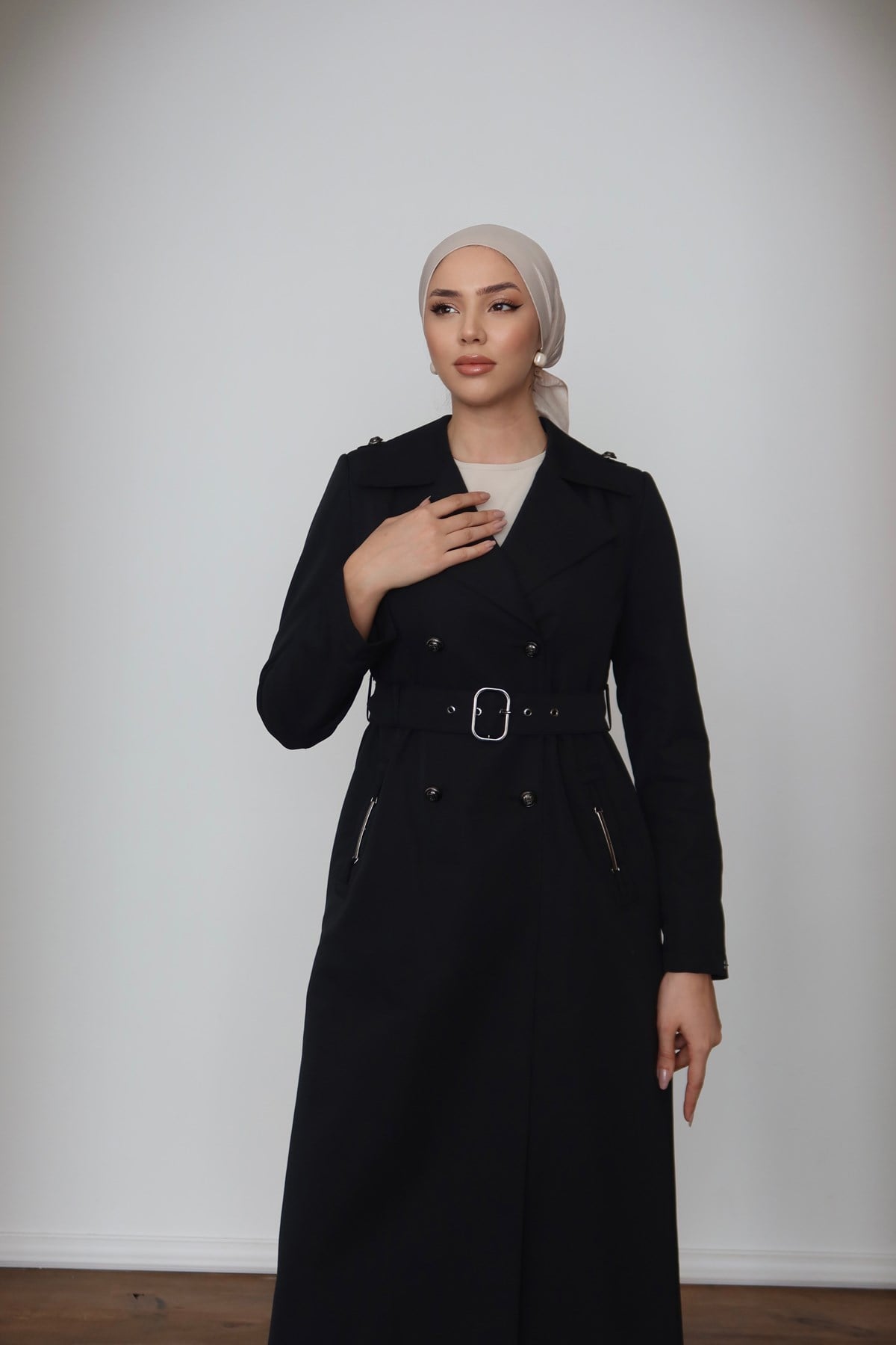 14049 Lesna Trençkot-Siyah