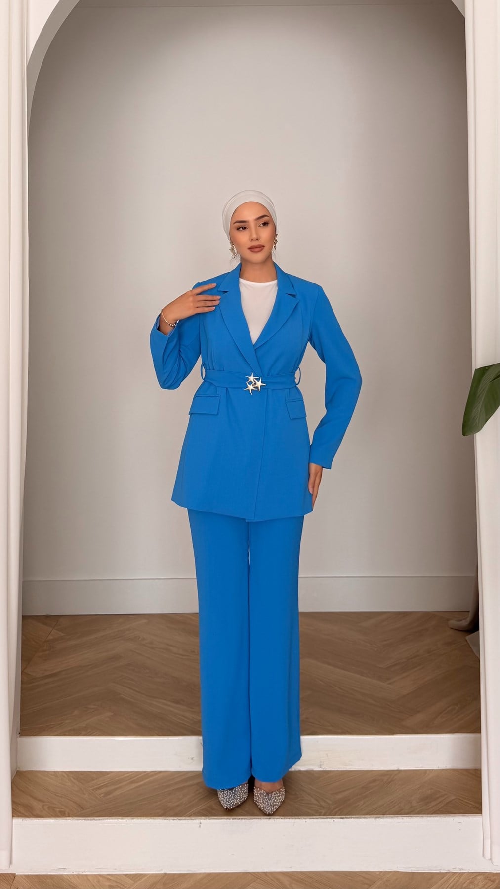 15267 N Bayan Takım-İndigo Mavi