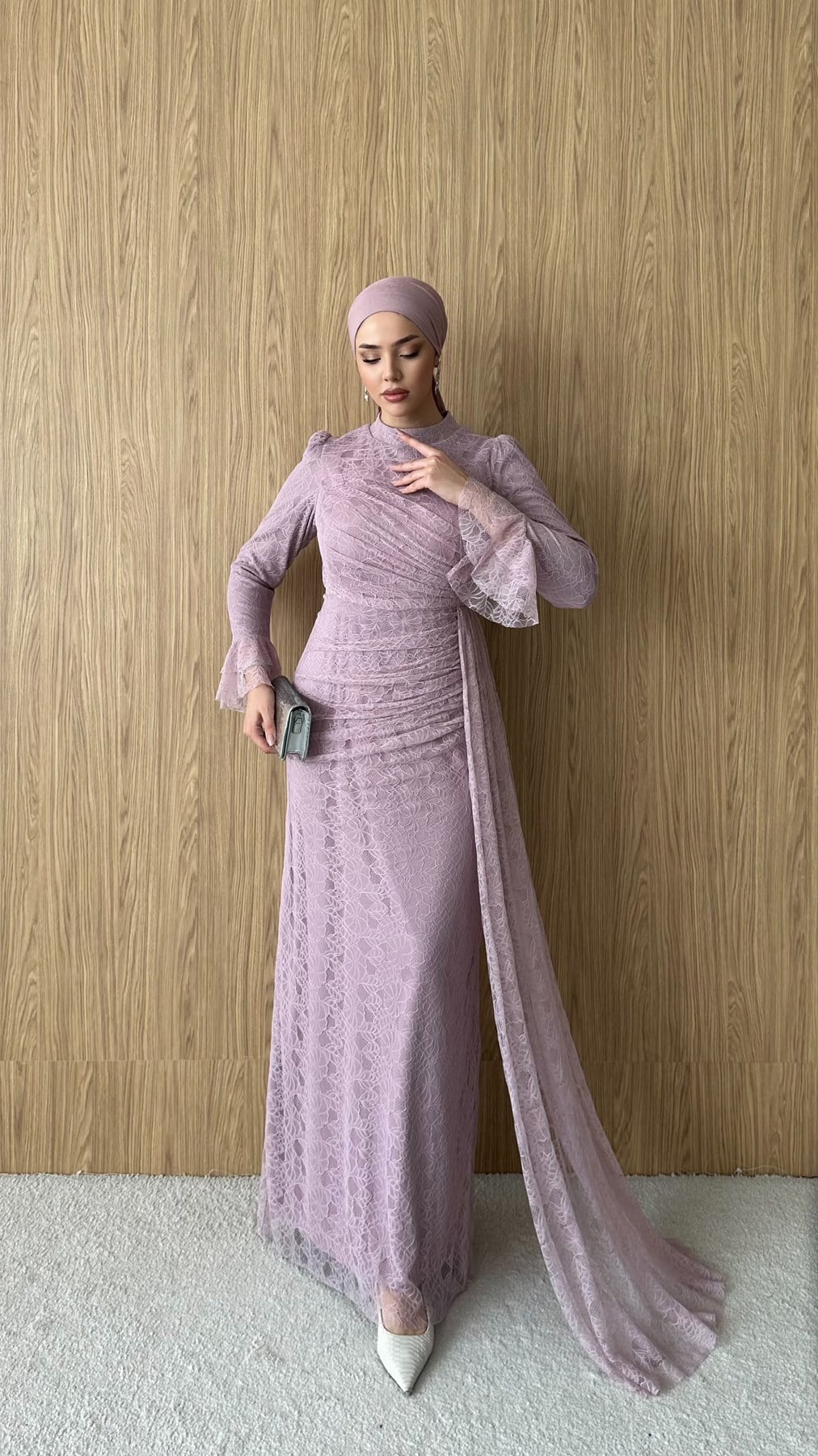 3082 S Lace Abiye-Pembe