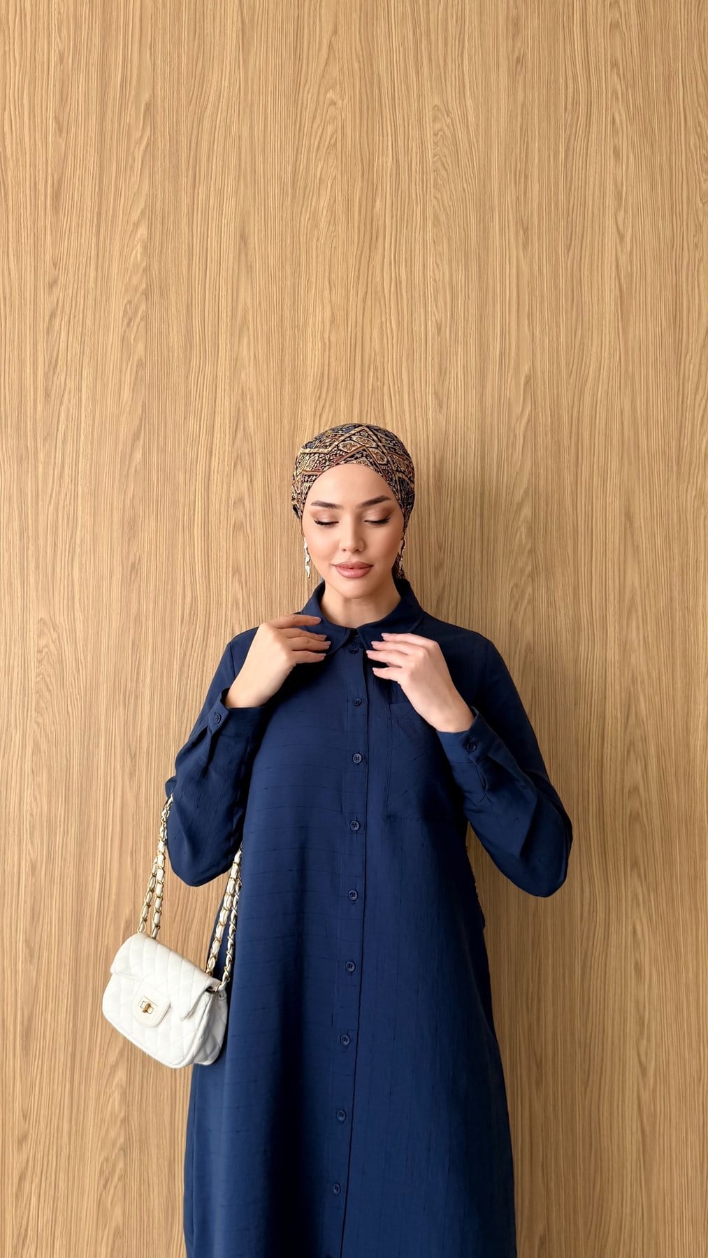 3091 NH Bayan Tunik-Lacivert