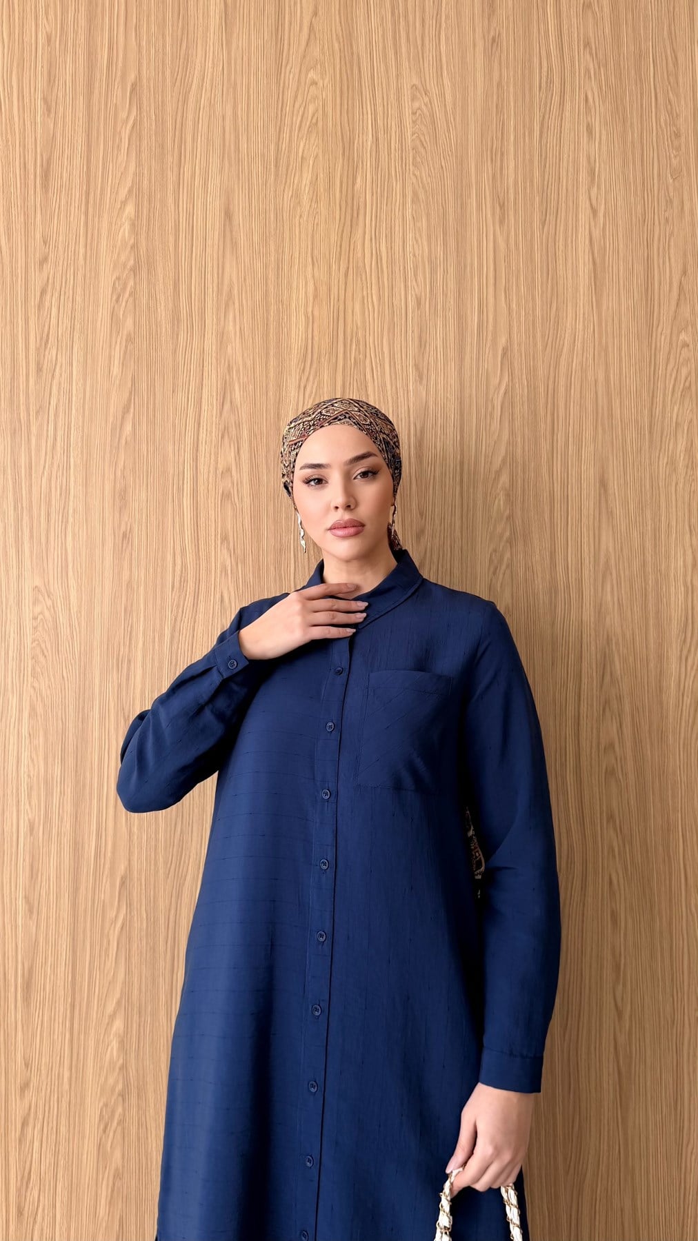 3091 NH Bayan Tunik-Lacivert