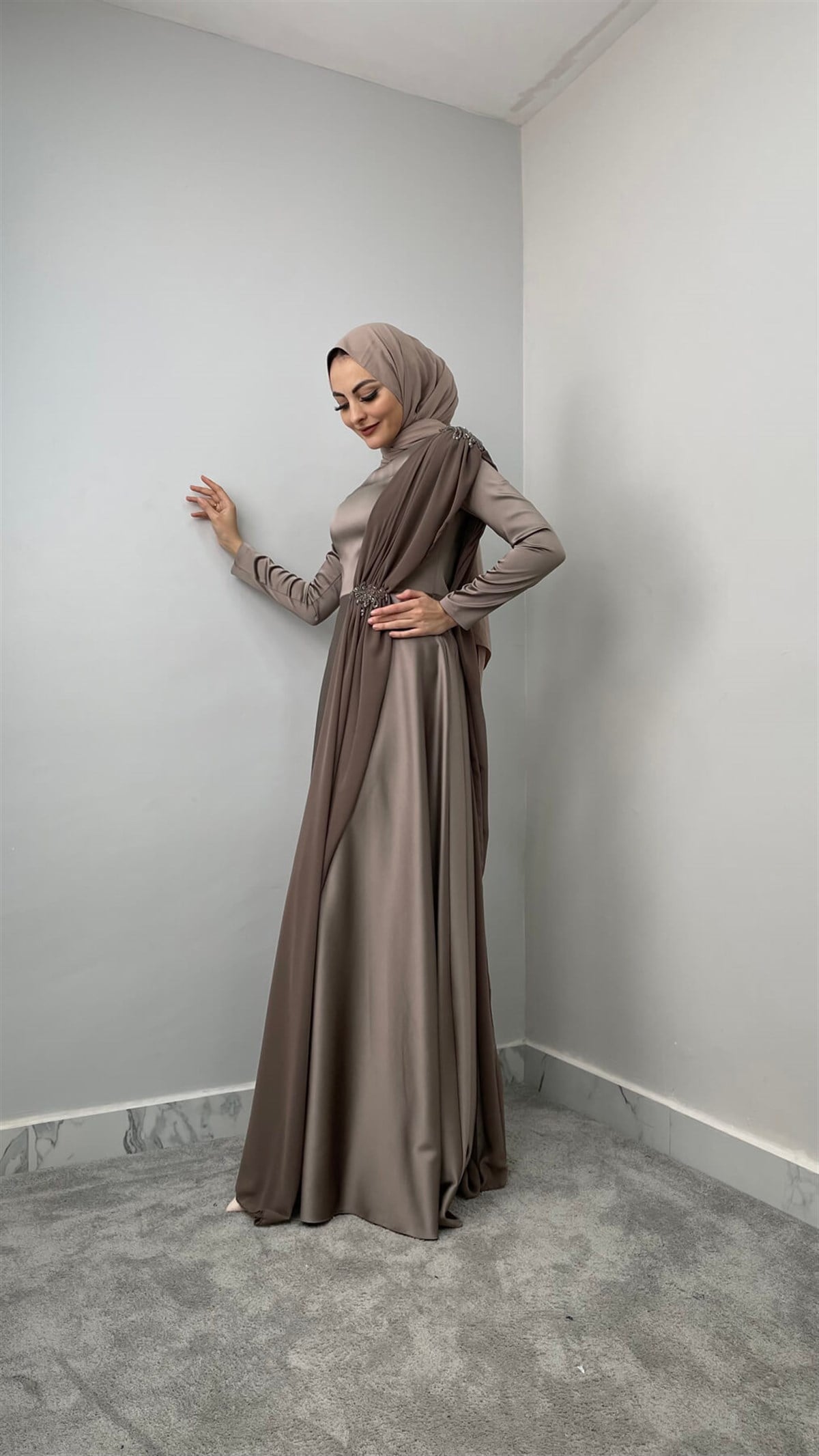 3780 Bayan Abiye Elbise-Vizon