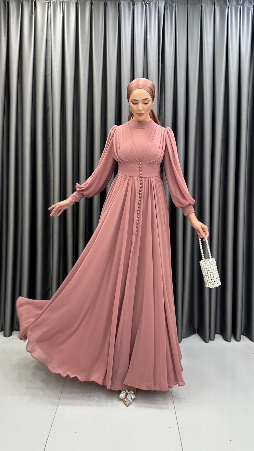 4101 H Sara Abiye-Gül Rengi