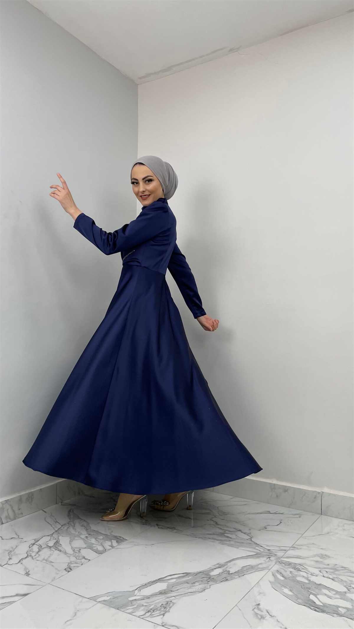 4463 R Abiye Elbise