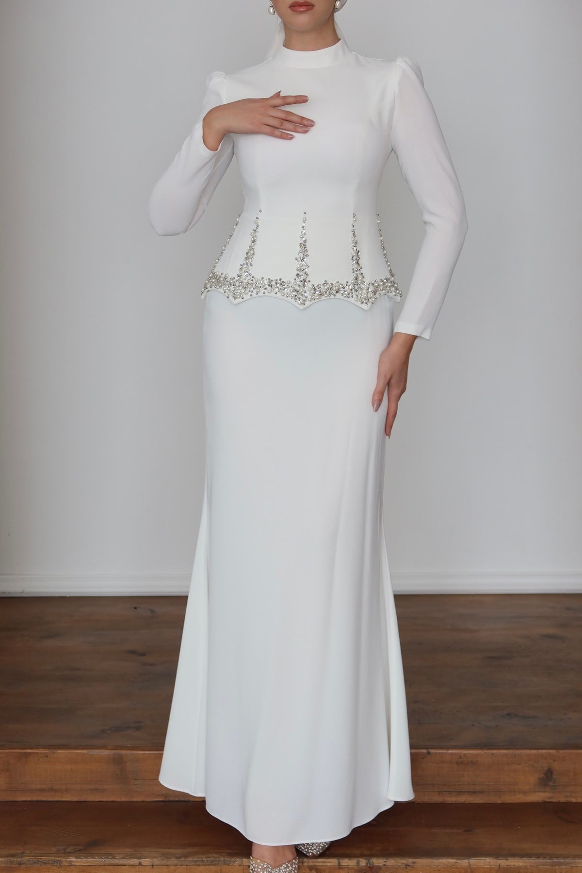 4484 T Sahra Abiye-Beyaz