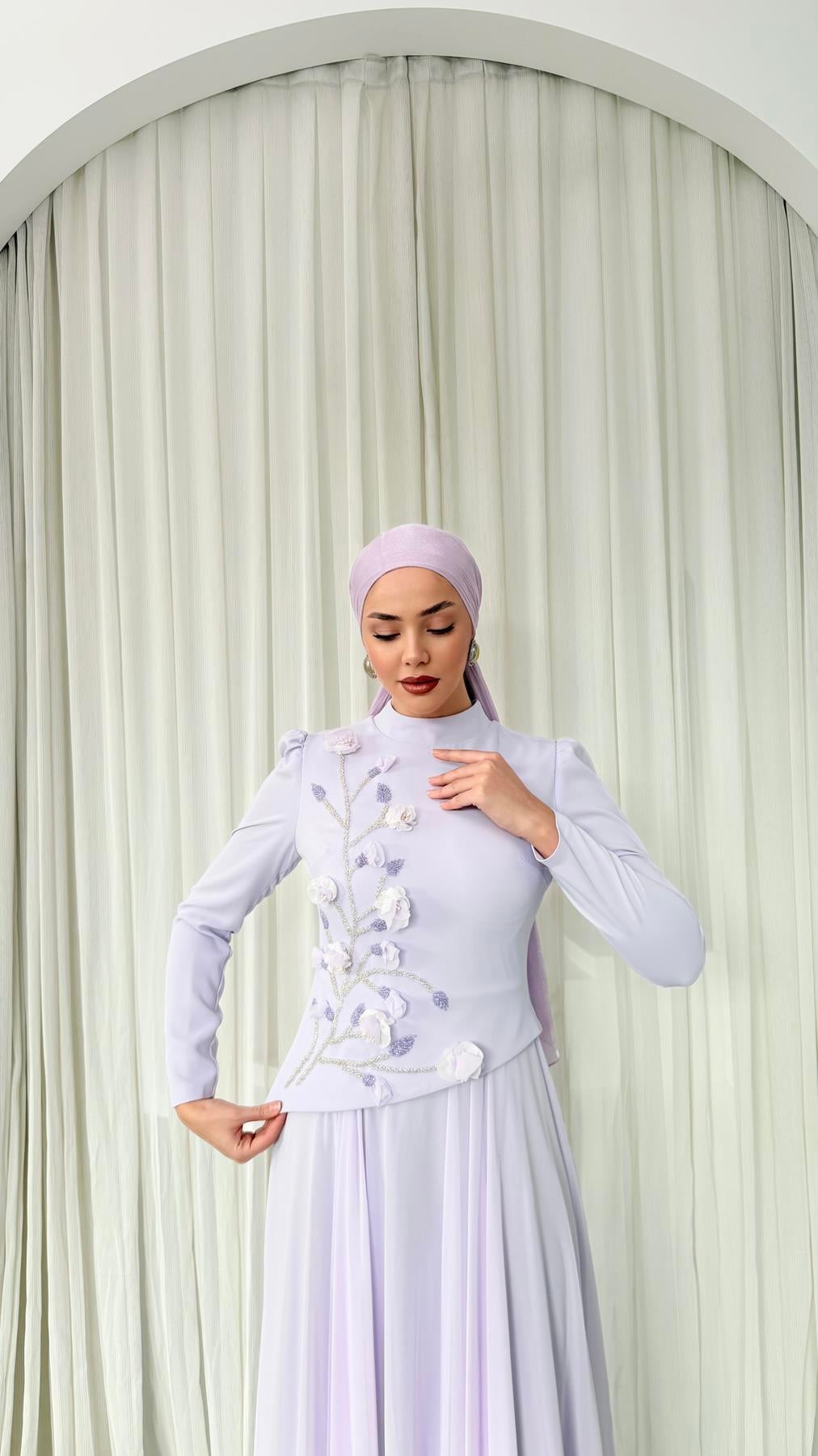 4526 Maysa Abiye-Açık Lila