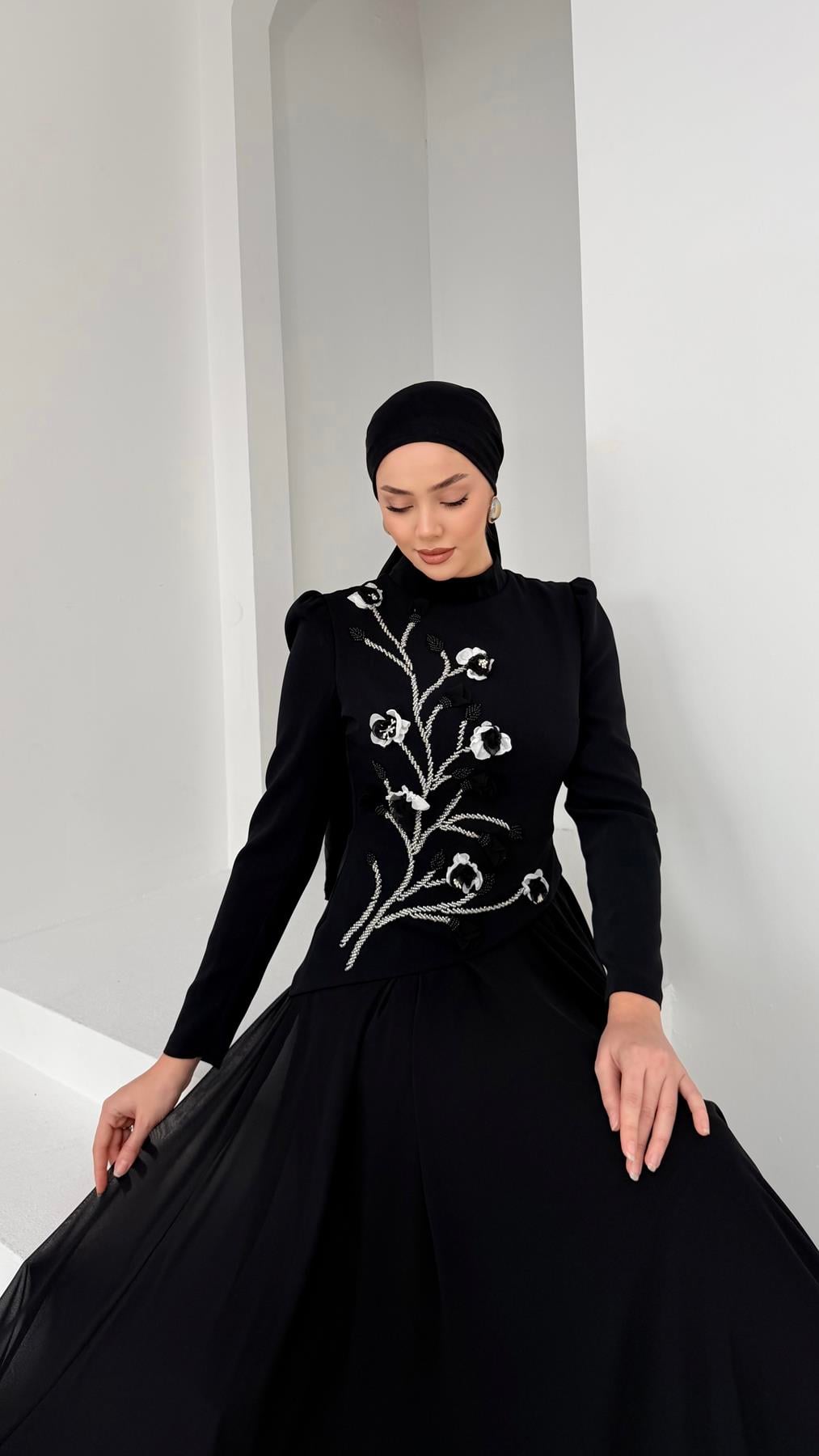 4526 Maysa Abiye-Siyah
