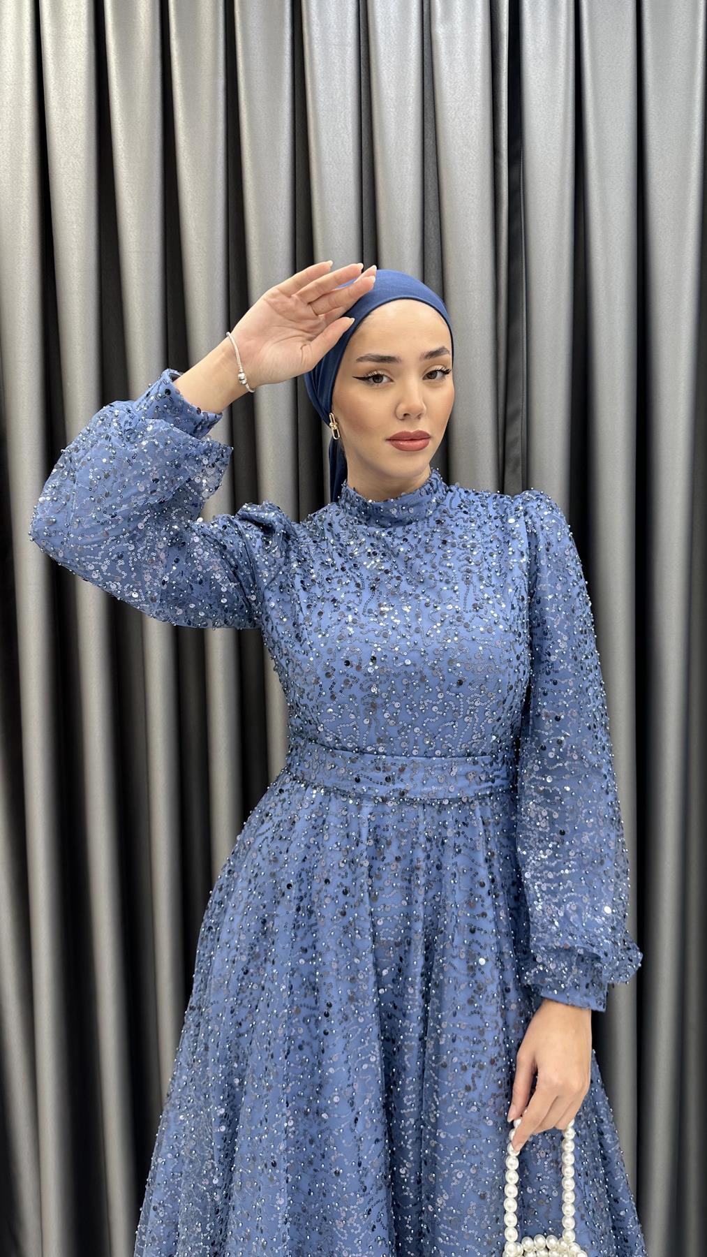 4533 T Likya Abiye-Mavi