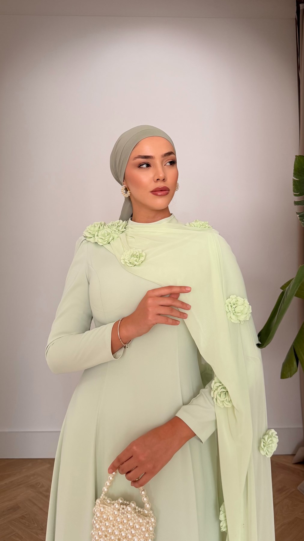 4562 T Feriha Abiye-Yeşil