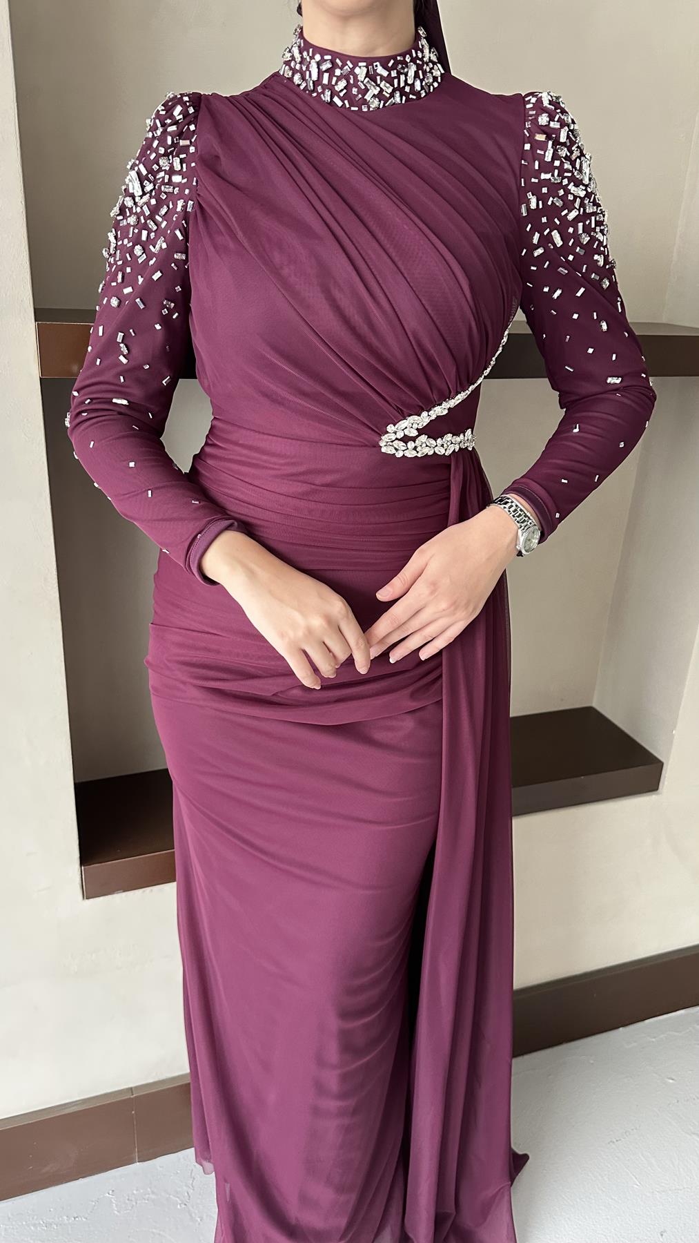 4897 Pukhet Abiye-Vişne Rengi