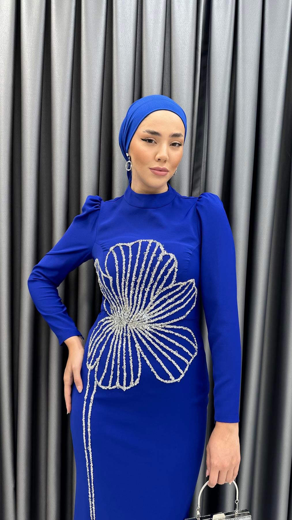 4928 Nursema Abiye-Saks Mavi