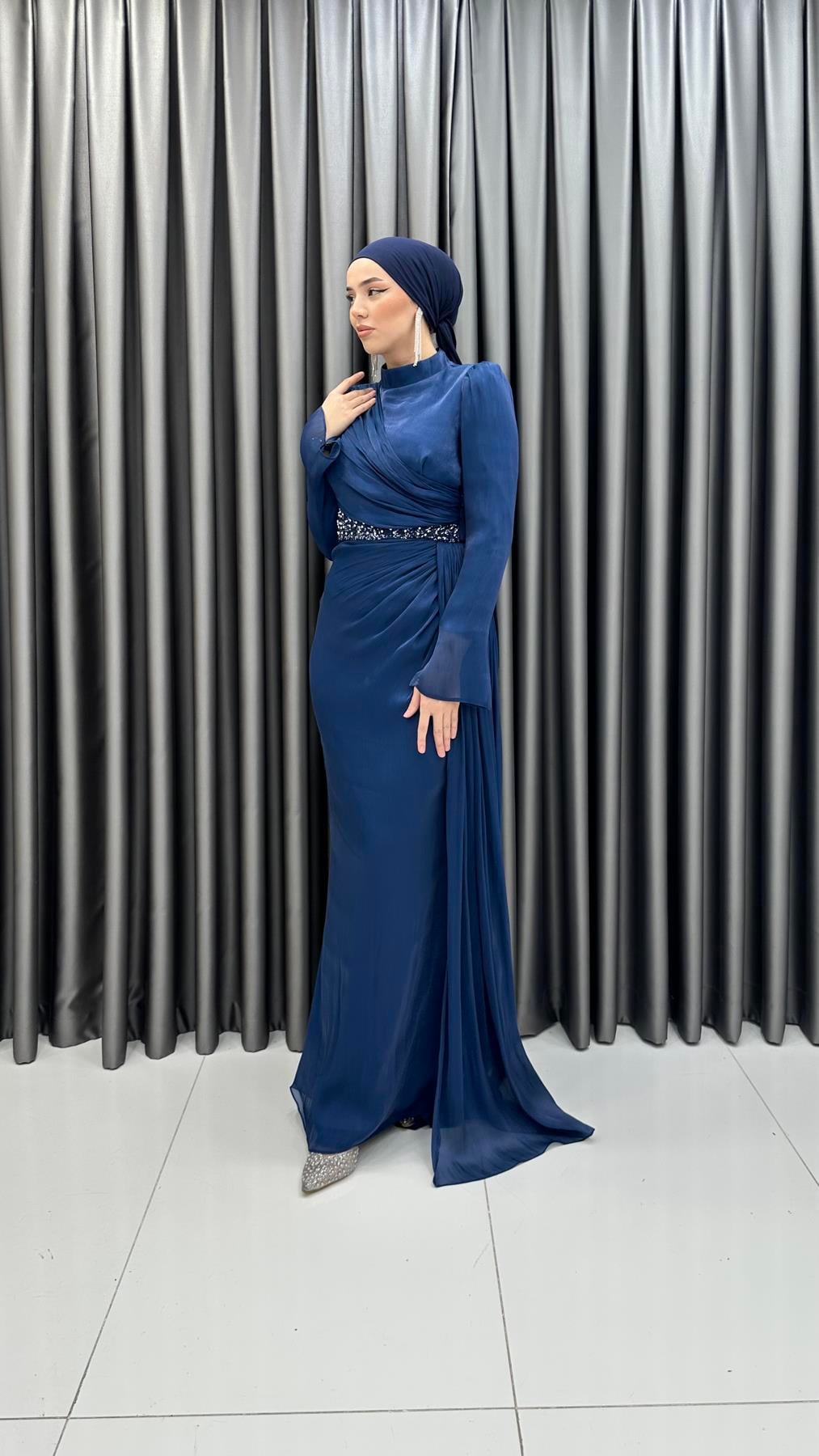 4974 H Ajlan Abiye-Lacivert