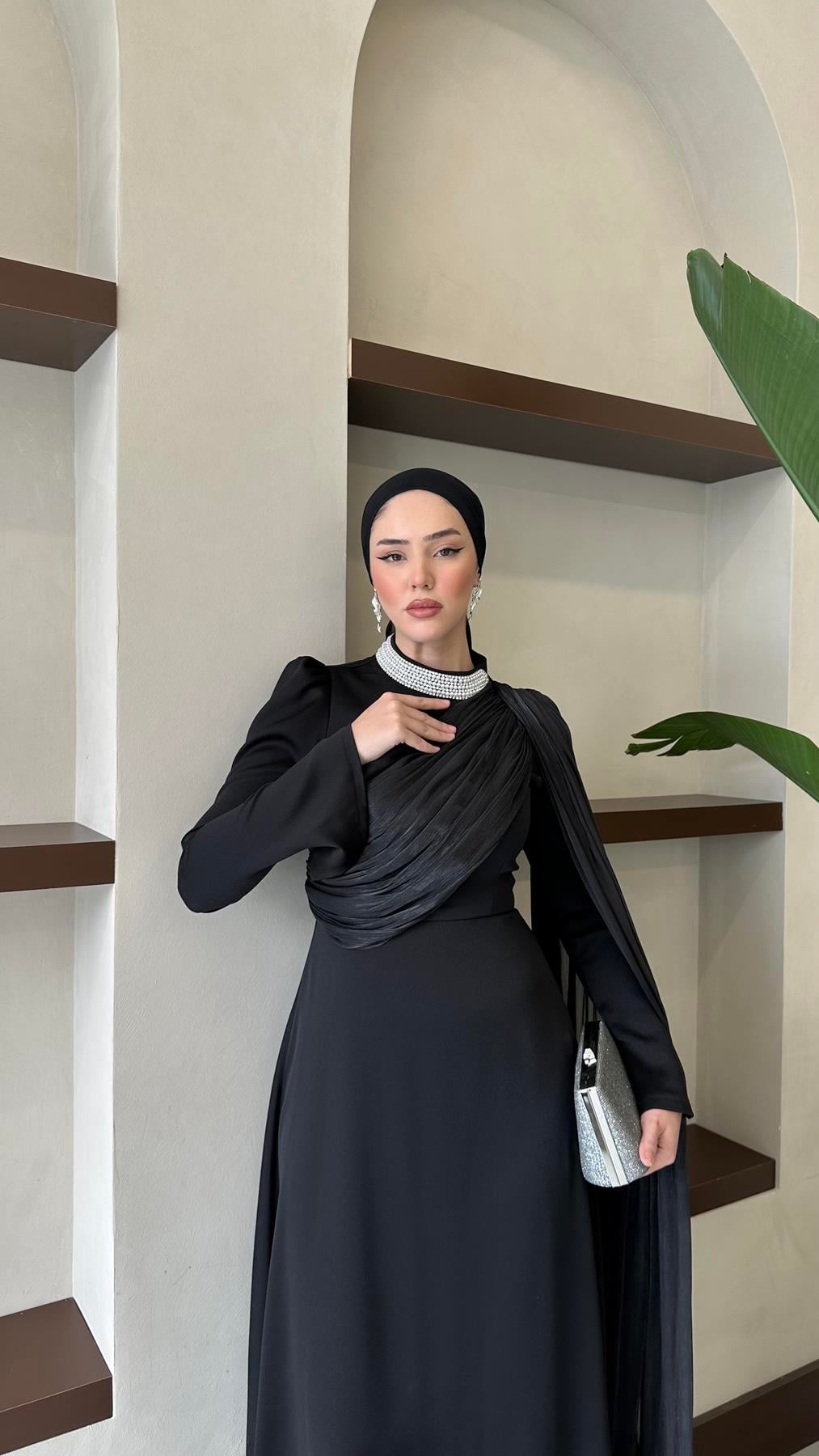 4988 April Abiye-Siyah