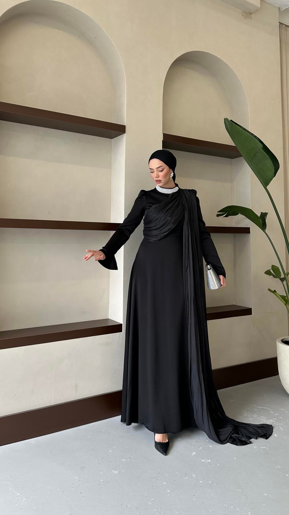 4988 April Abiye-Siyah