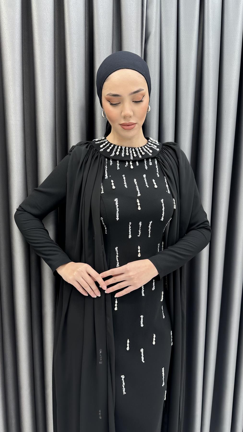5006 Coraline Abiye-Siyah