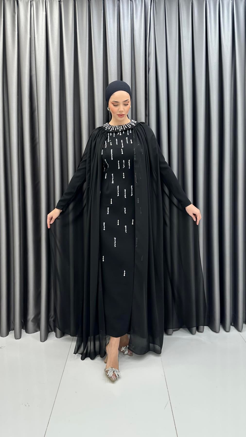 5006 Coraline Abiye-Siyah