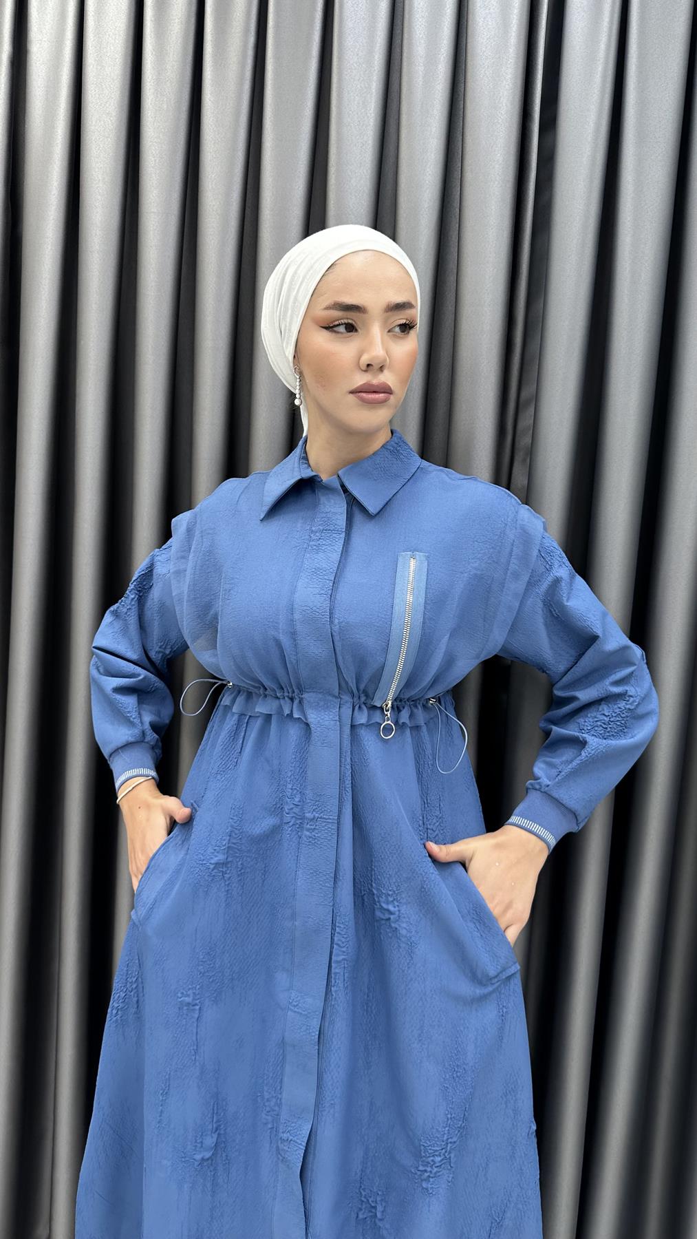 50259 F Bayan Kap-İndigo Mavi