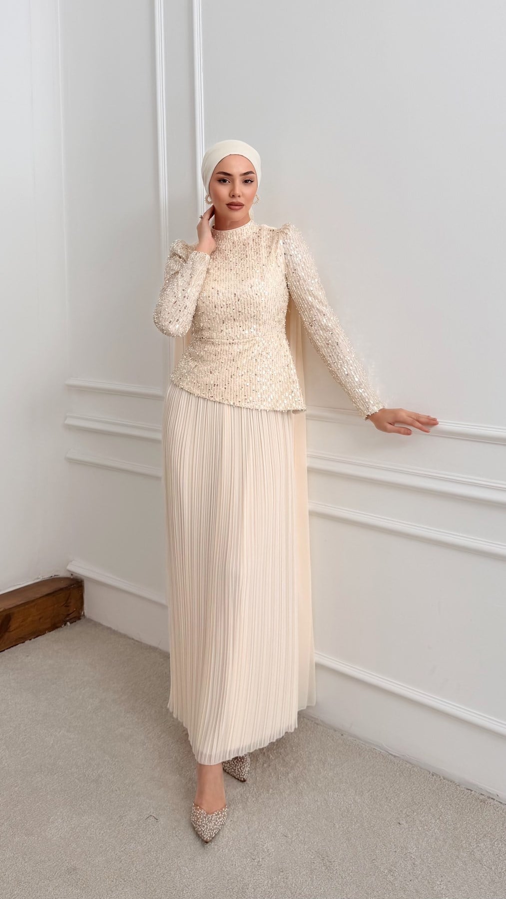 50554 Alvina Abiye-Gold Rengi