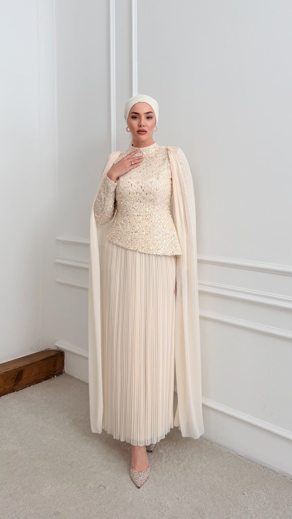 50554 Alvina Abiye-Gold Rengi