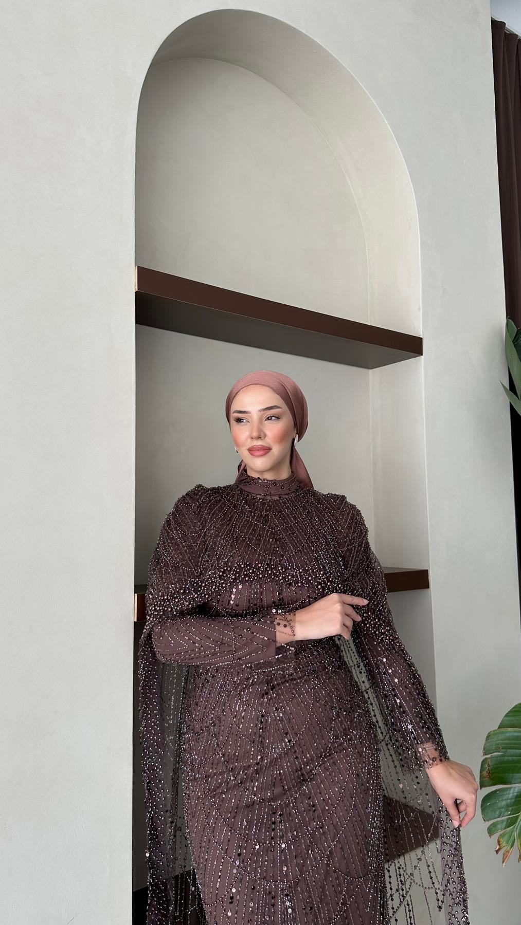 5083 H Tuğçe Abiye-Mocha