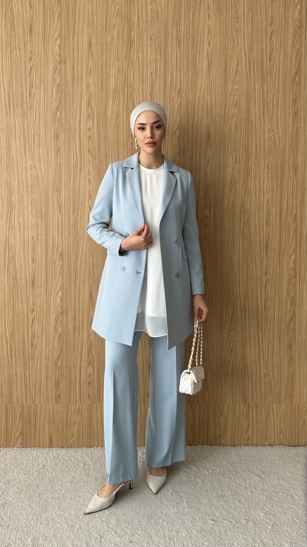 5163 N Blazer Ceket-Bebe Mavi