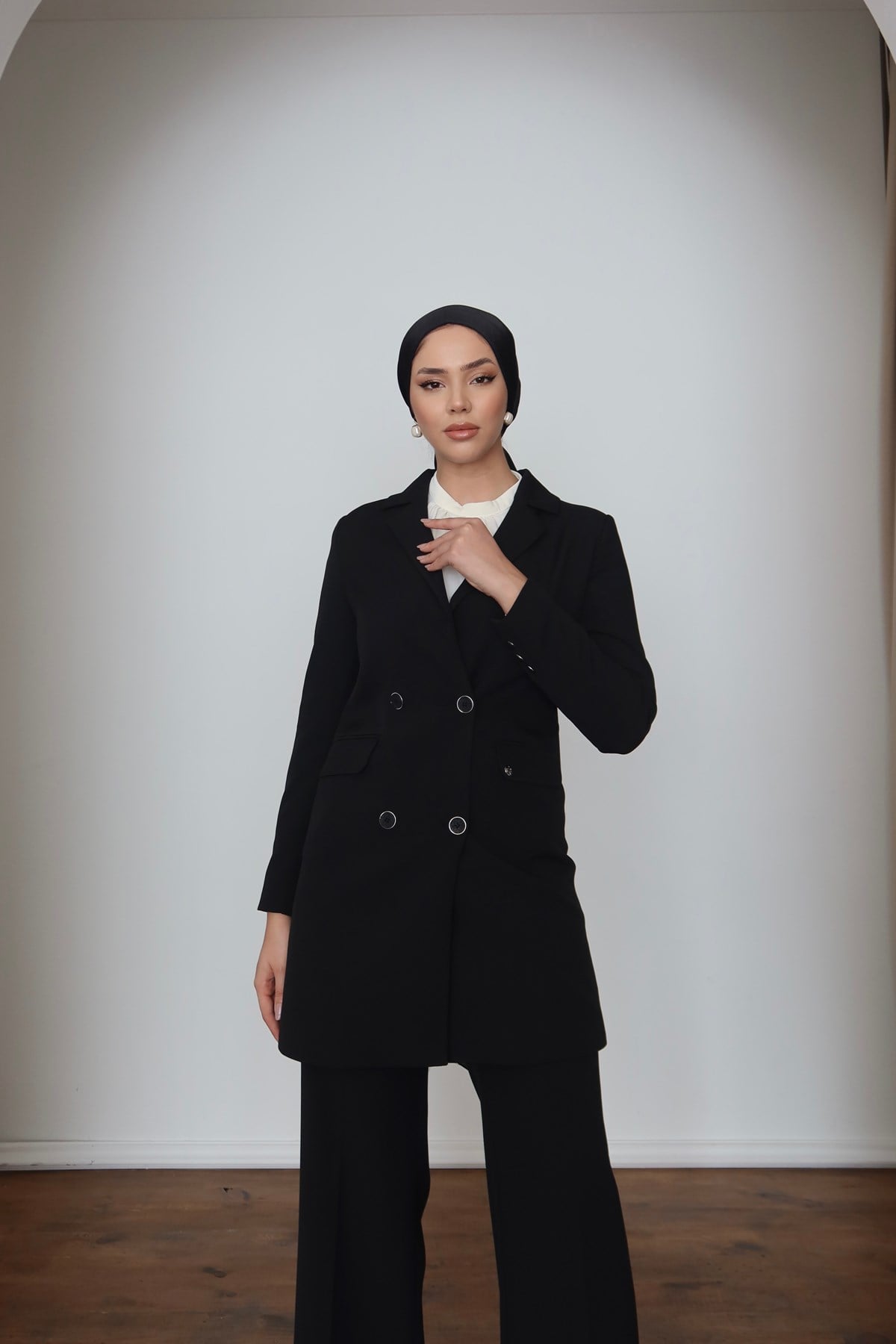 5163 N Blazer Ceket-Siyah