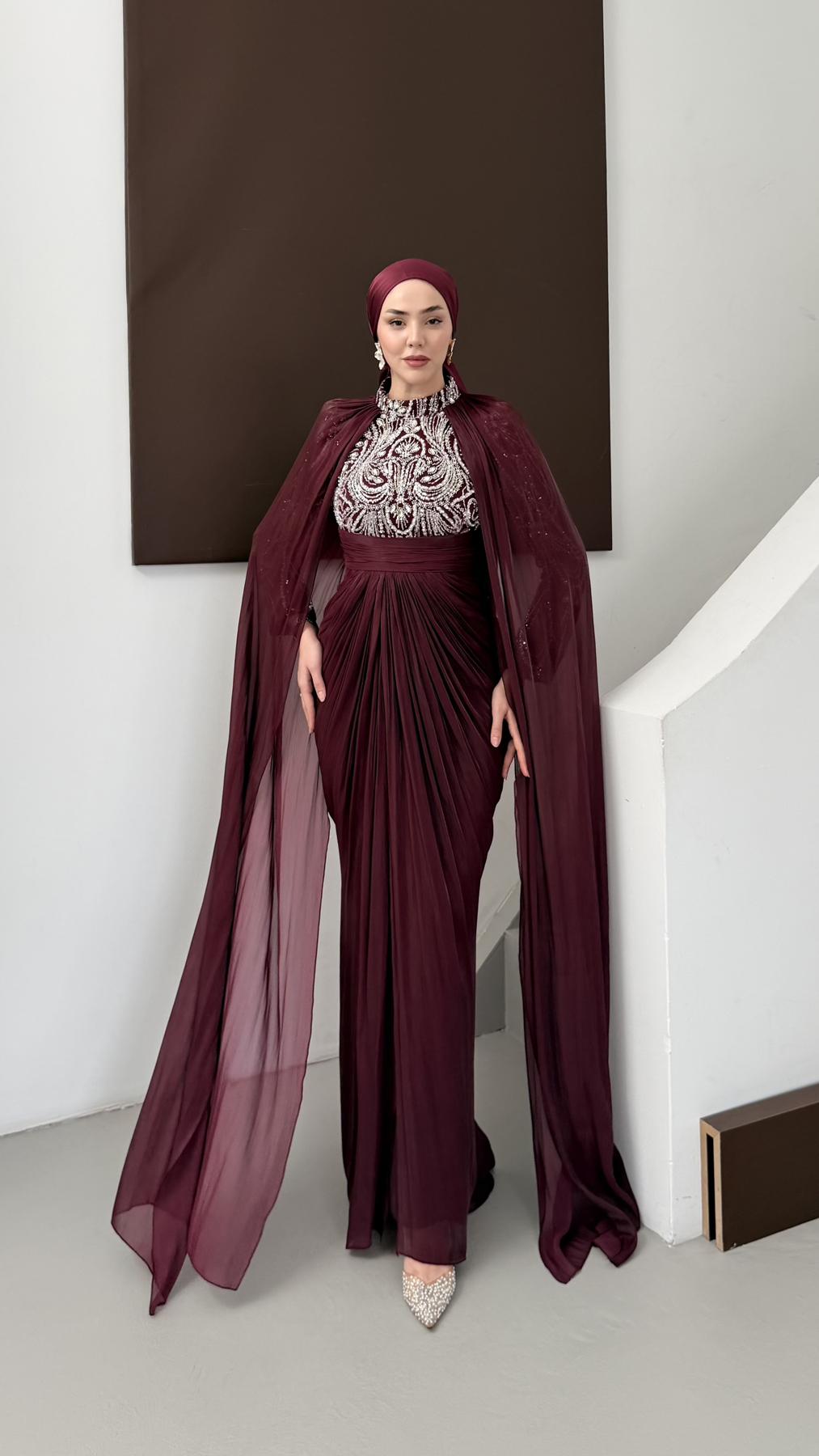 5188 Faye Abiye-Burgundy