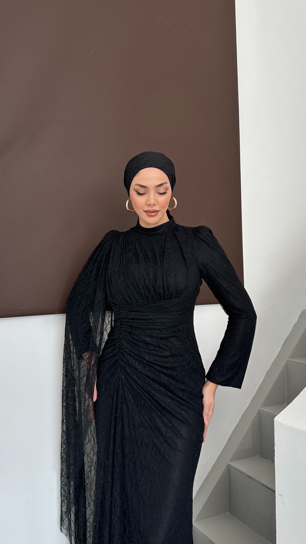 5193 H Nasrin Abiye-Siyah