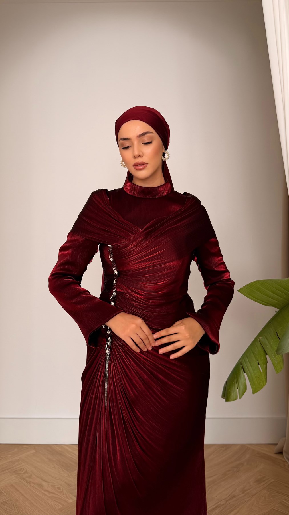 5221 H Favor Abiye-Bordo