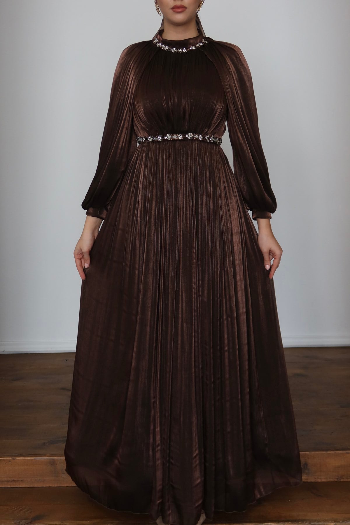 5240 H Sophia Abiye-Kahve Rengi