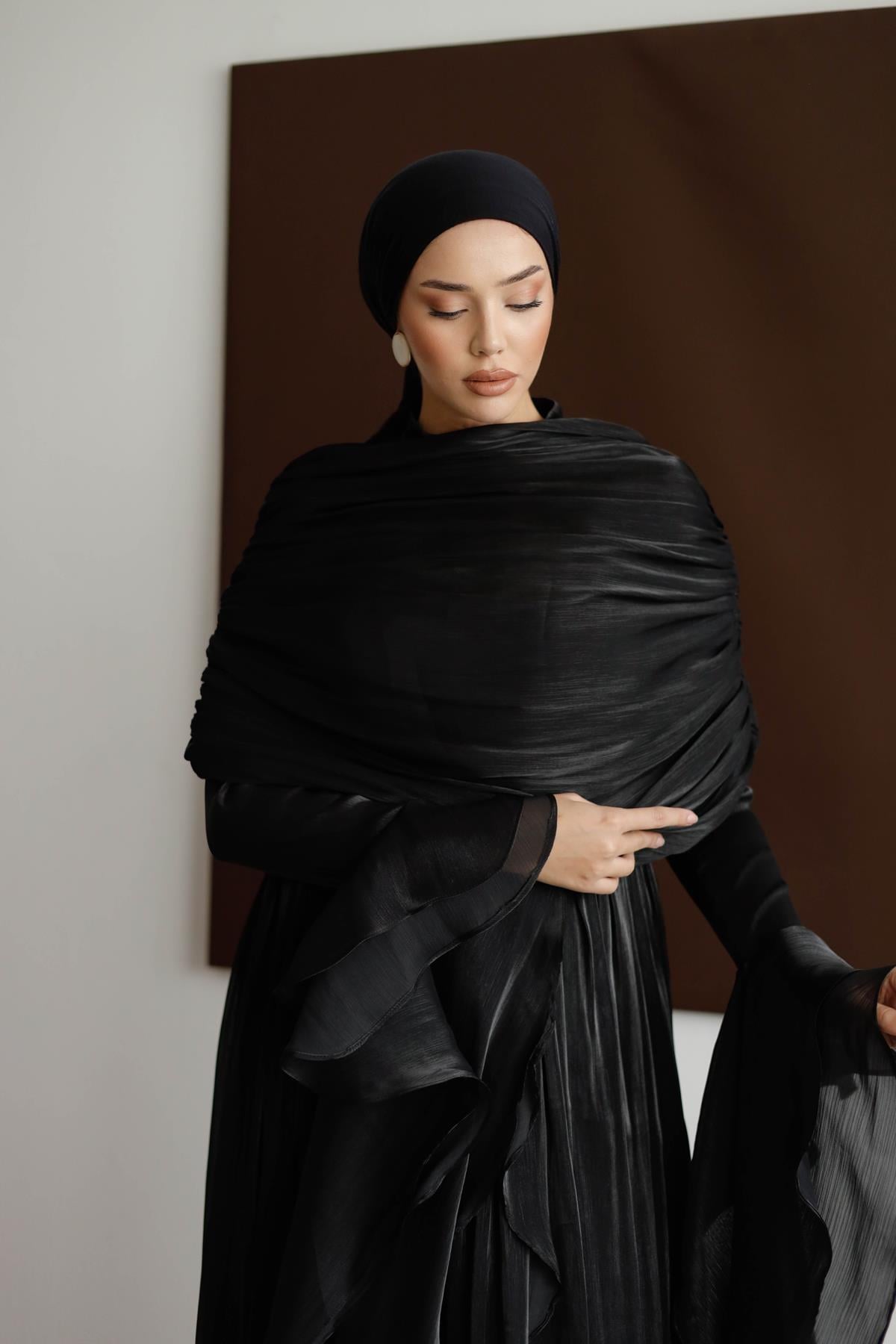 5398 D Elegance Abiye-Siyah