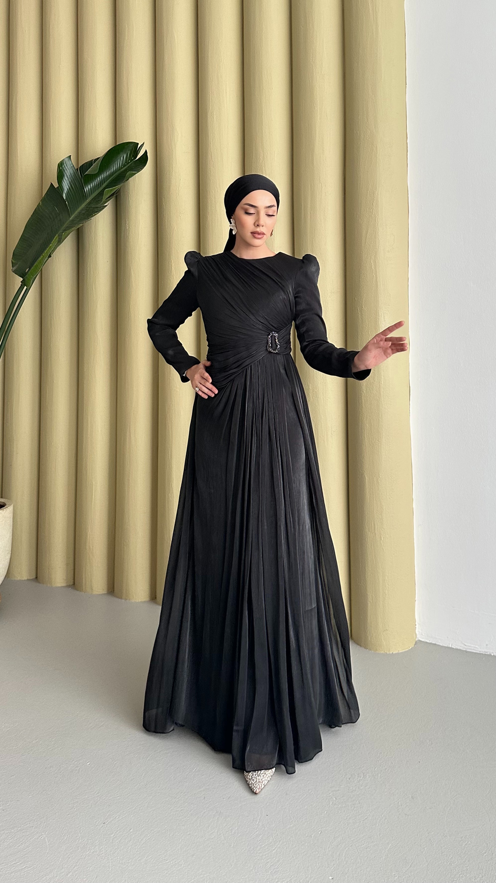5504 H Elina Abiye-Siyah