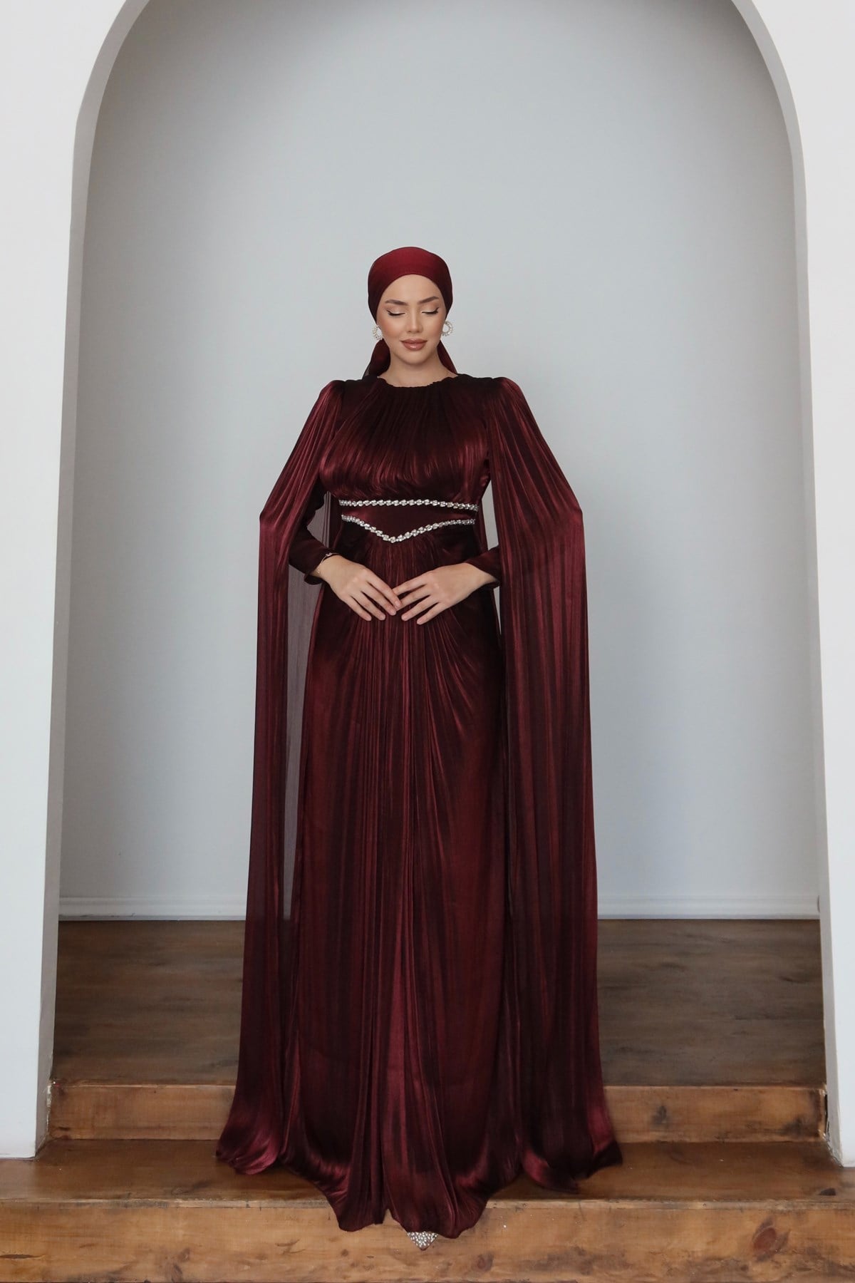 5511 H Bukhet Abiye-Bordo
