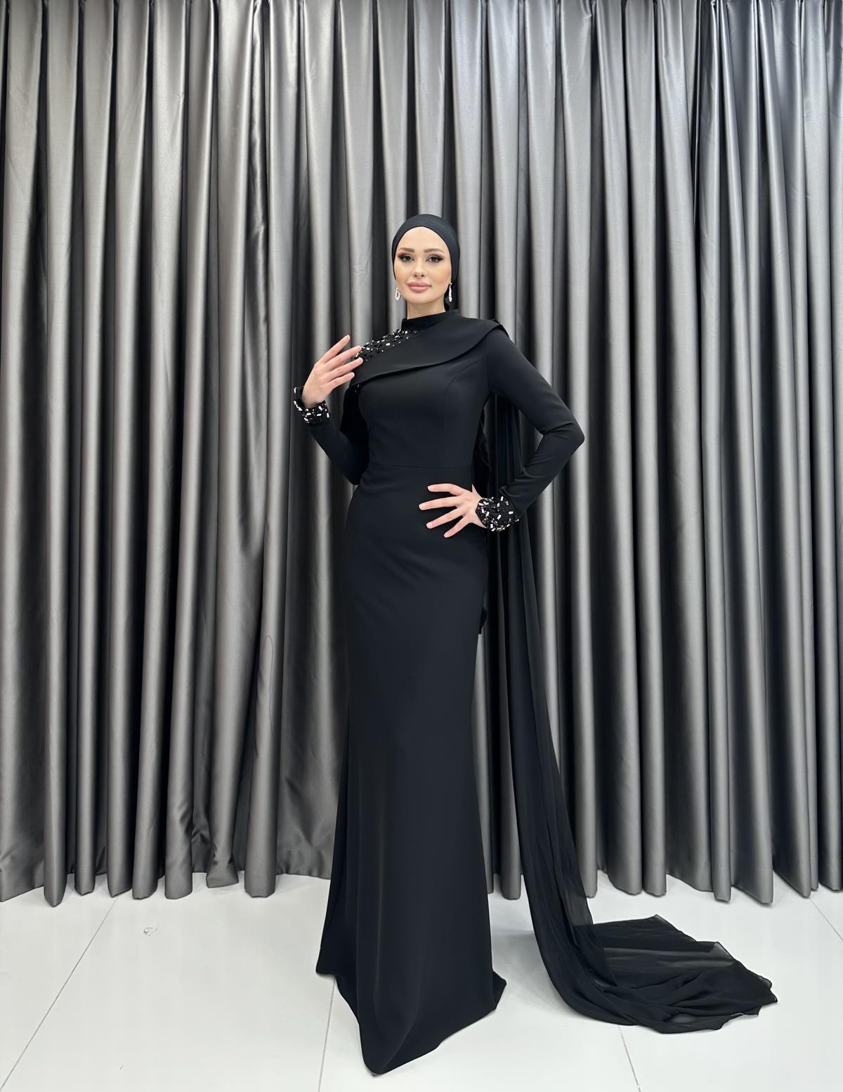 6080 F Mayra Abiye-Siyah