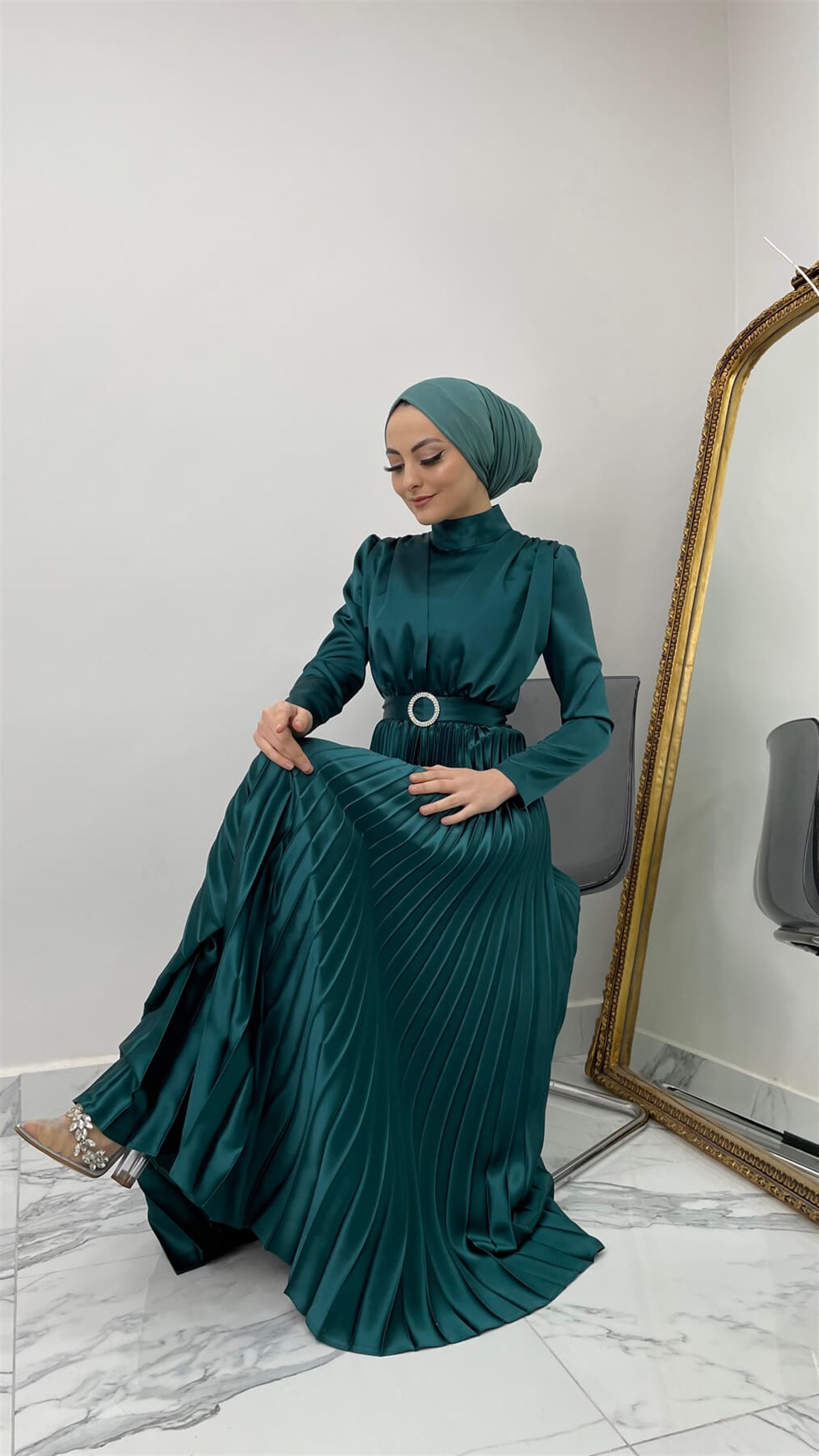 61019 R Abiye Elbise