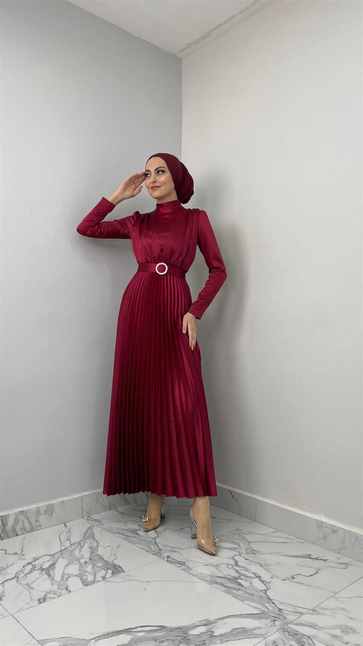 61019 R Abiye Elbise