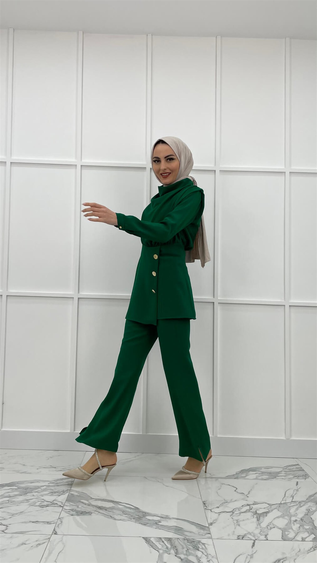 624 W Düğmeli Takım