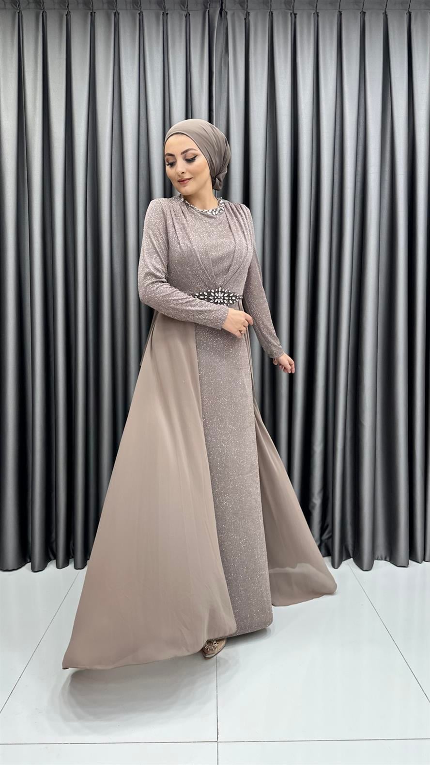 627-G6 Abiye Elbise-Vizon
