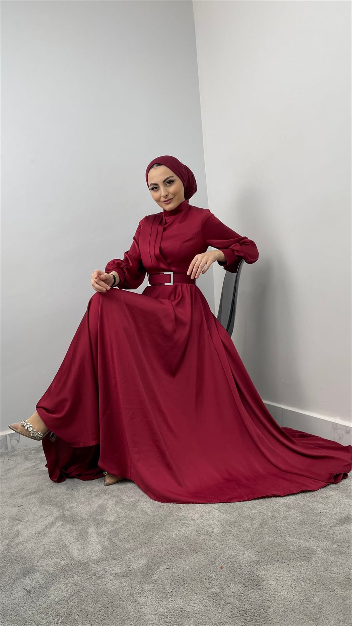 6643 C Abiye Elbise