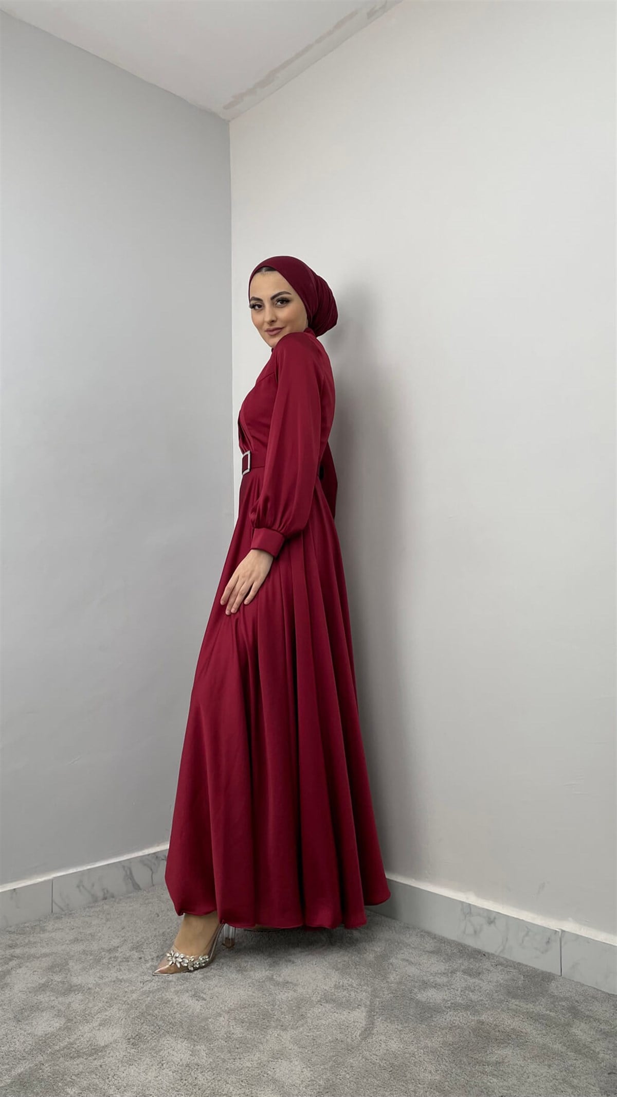 6643 C Abiye Elbise