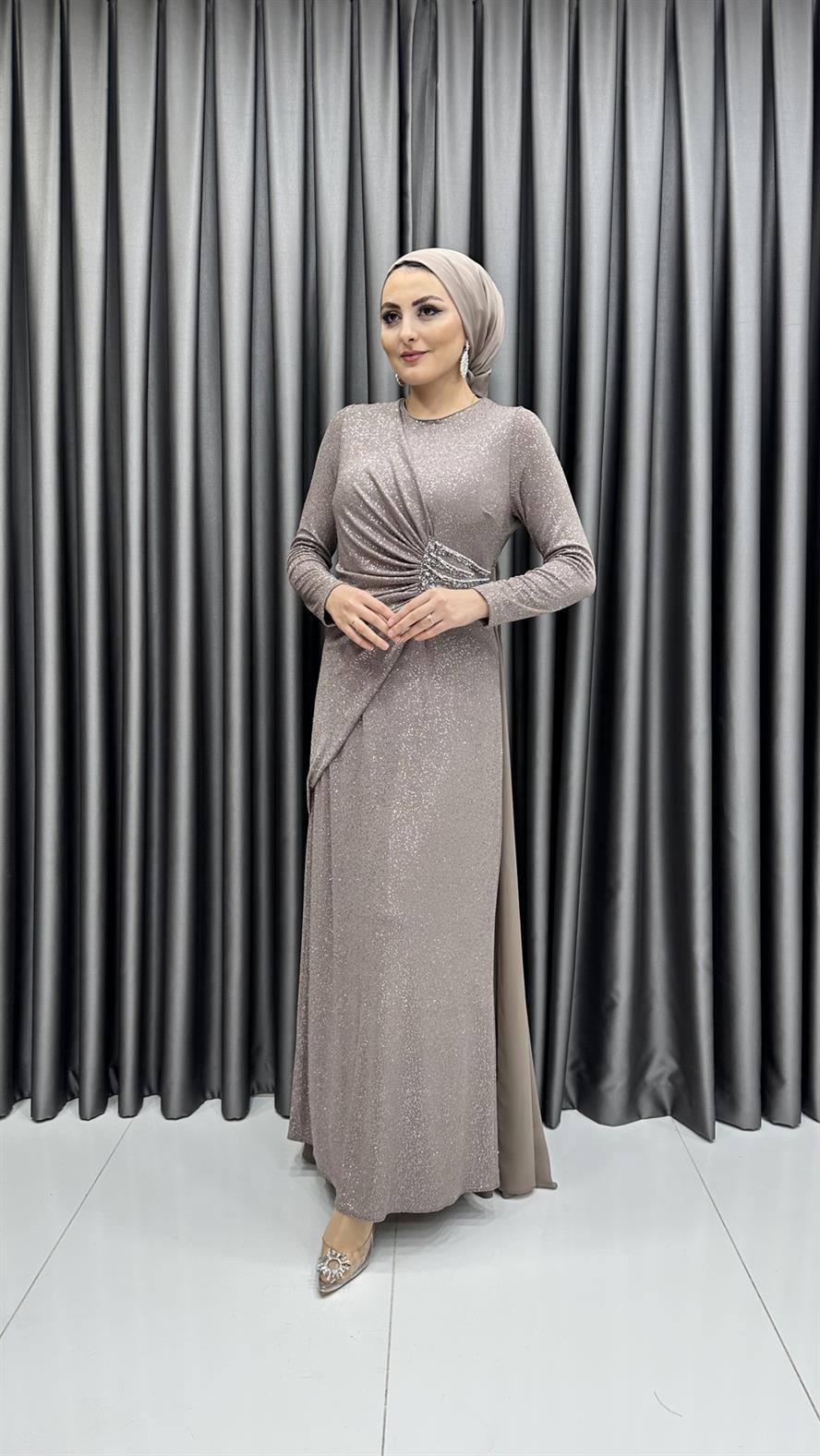 667 G Abiye Elbise-Vizon