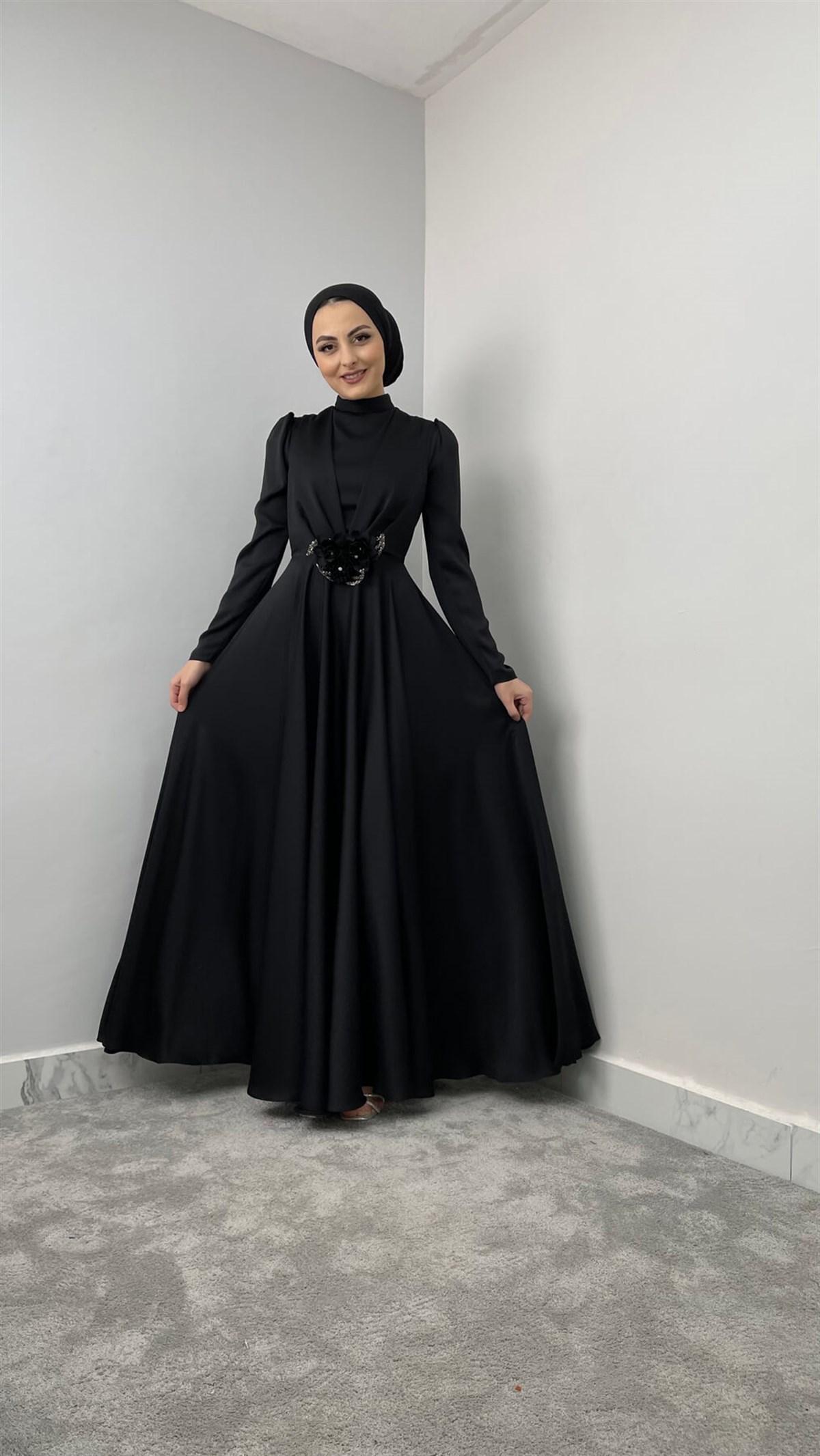 6691 C Abiye Elbise