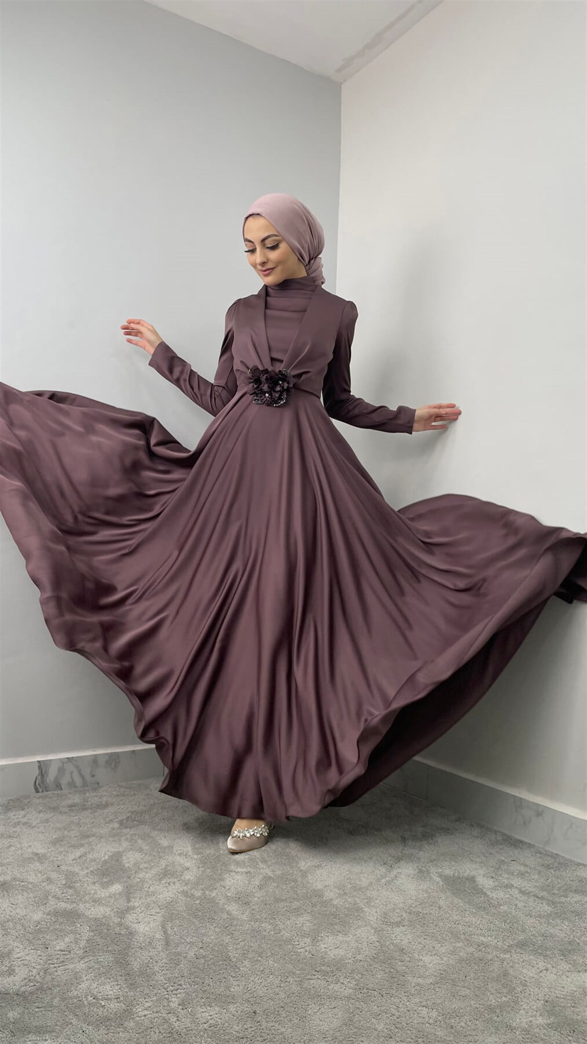 6691 C Abiye Elbise