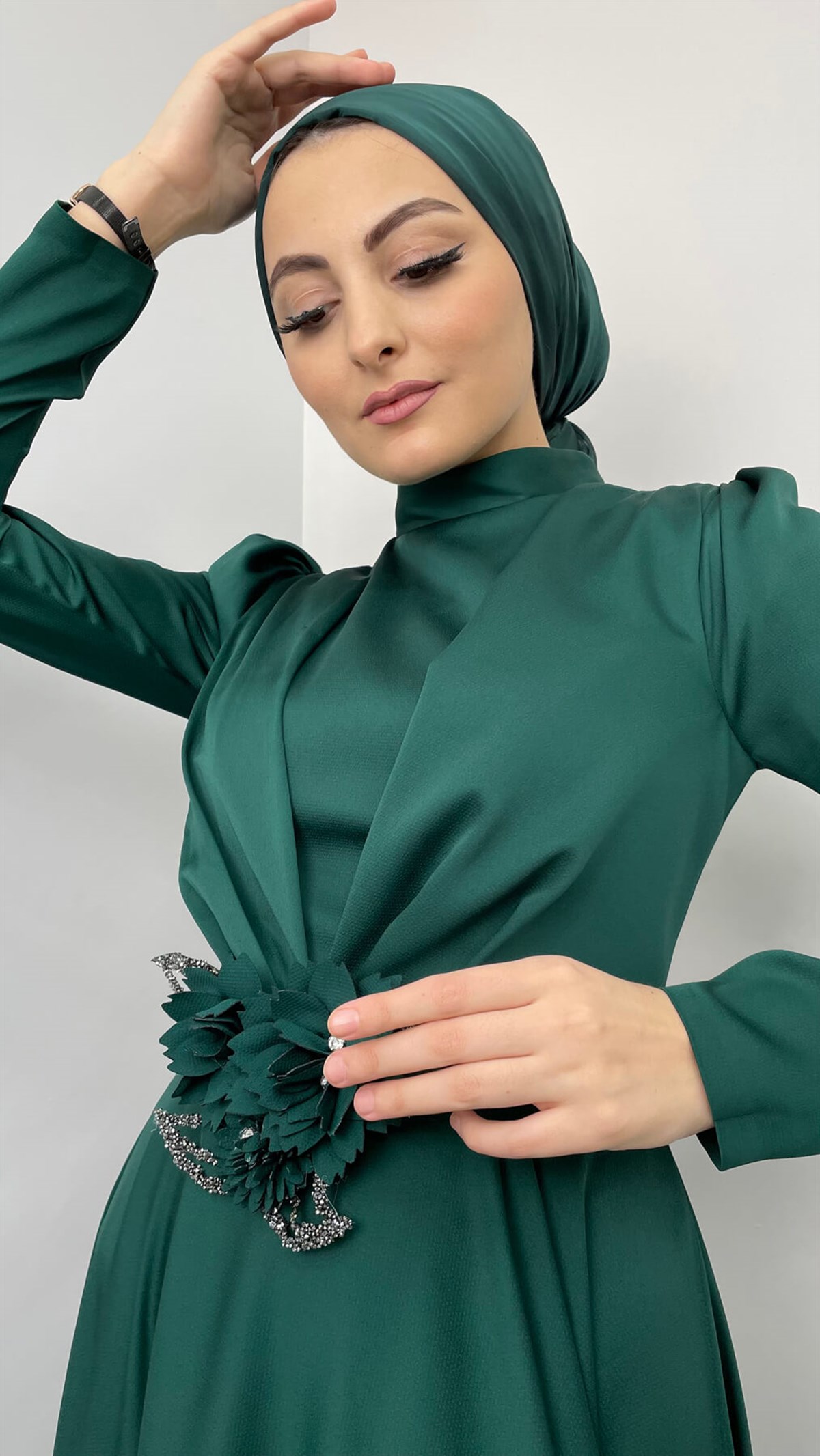 6691 C Abiye Elbise