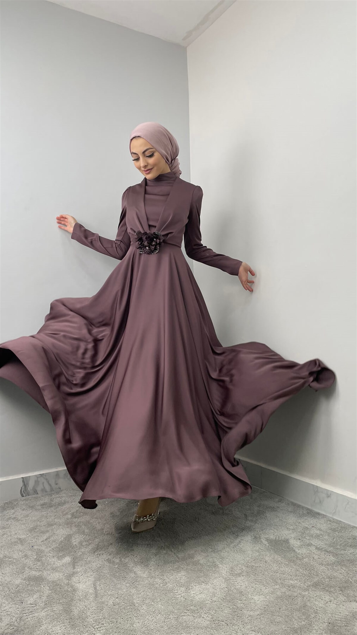 6691 C Abiye Elbise
