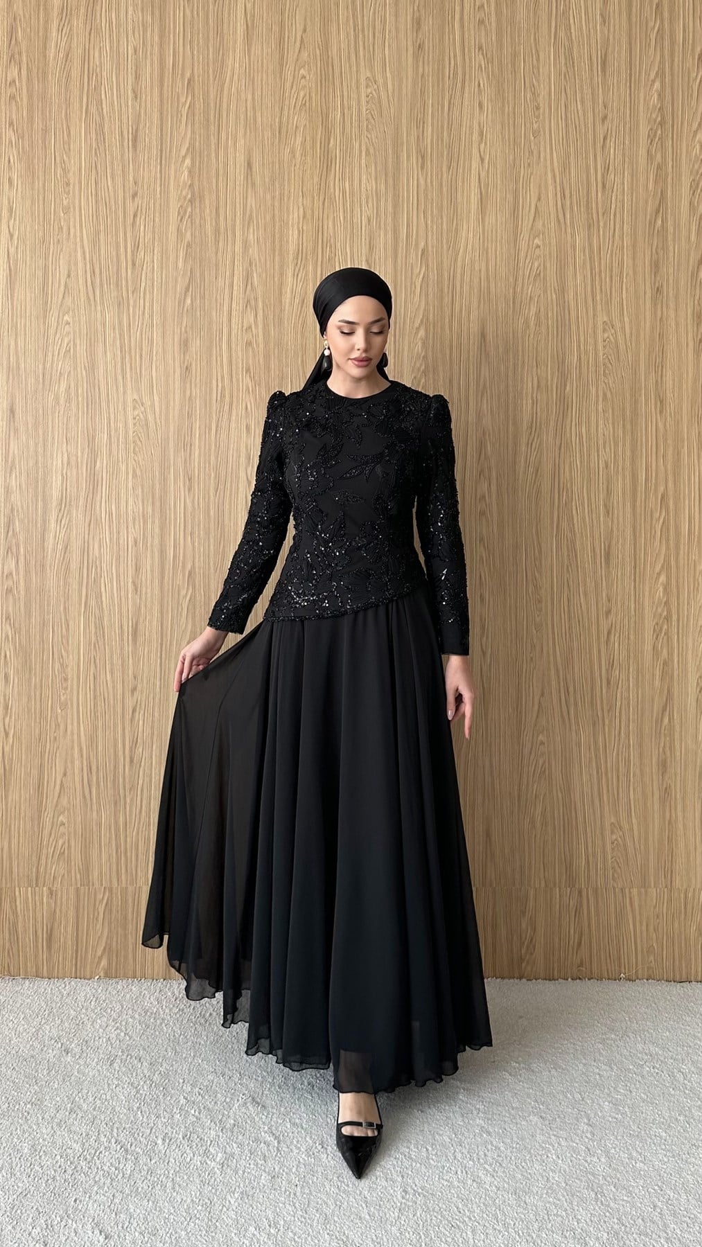 861 F Sahra Abiye-Siyah