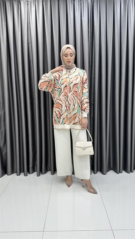 0013 Traphy Pantolon-Beyaz