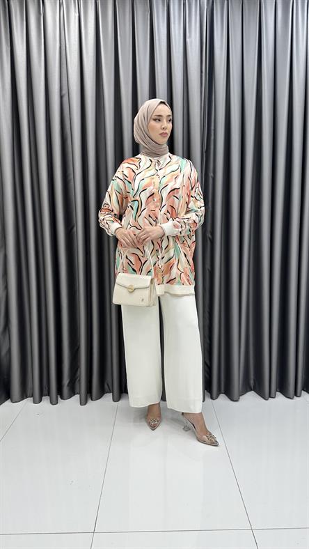 0013 Traphy Pantolon-Beyaz